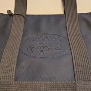 Lacoste Blue Tote Bag with Logo